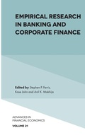 Cover: Empirical Research in Banking and Corporate Finance - Emerald Publishing Limited