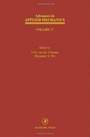 Cover: Advances in Applied Mechanics: Volume 37 - Academic Press