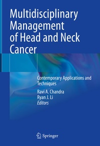Enlarge image Cover: Multidisciplinary Management of Head and Neck Cancer - Springer