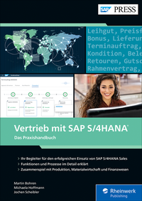 Abbildung von: Vertrieb mit SAP S/4HANA - SAP PRESS