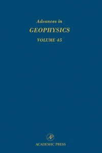 Enlarge image Cover: Advances in Geophysics - Academic Press