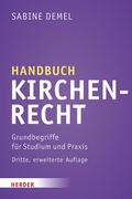 Cover: Handbuch Kirchenrecht - Verlag Herder