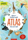 Cover: Natur-Stickerwelt - Atlas - Tiere der Welt - Coppenrath