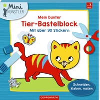 Abbildung von: Mein bunter Tier-Bastelblock - Coppenrath