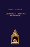 Cover: Dictionary of Scholastic Philosophy - Editiones Scholasticae