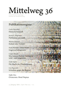 Cover: Publikationsregime - Hamburger Edition