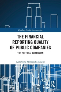 Abbildung von: The Financial Reporting Quality of Public Companies - Routledge