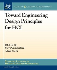 Enlarge image Cover: Toward Engineering Design Principles for HCI - Morgan & Claypool Publishers