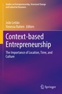 Cover: Context-based Entrepreneurship - Springer