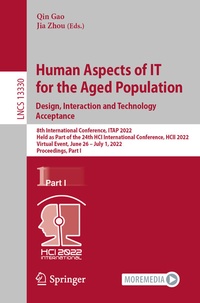 Abbildung von: Human Aspects of IT for the Aged Population. Design, Interaction and Technology Acceptance - Springer