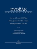 Cover: Streichquartett Nr. 12 F-Dur op. 96 "Amerikanisches Quartett" - Baerenreiter-Verlag