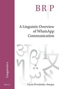 Cover: A Linguistic Overview of WhatsApp Communication - Brill