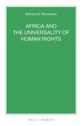 Cover: Africa and the Universality of Human Rights - Martinus Nijhoff