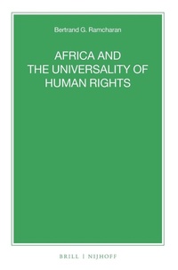 Enlarge image Cover: Africa and the Universality of Human Rights - Martinus Nijhoff
