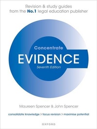 Enlarge image Cover: Evidence Concentrate - Oxford University Press