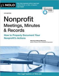 Abbildung von: Nonprofit Meetings, Minutes & Records - NOLO