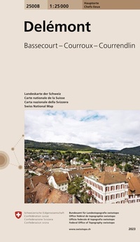 Abbildung von: 25008 Delémont - swisstopo