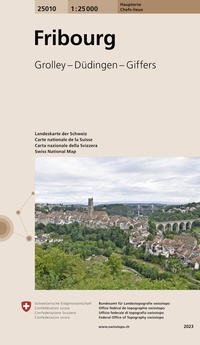Abbildung von: 25010 Fribourg - swisstopo
