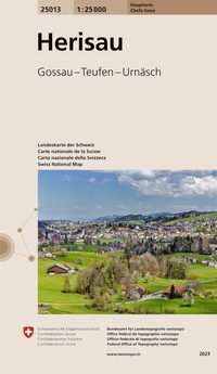 Abbildung von: 25013 Herisau - swisstopo