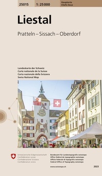 Abbildung von: 25015 Liestal - swisstopo