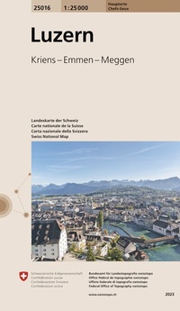 Abbildung von: 25016 Luzern - swisstopo