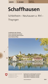 Abbildung von: 25019 Schaffhausen - swisstopo