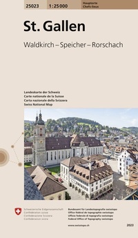 Abbildung von: 25023 St. Gallen - swisstopo