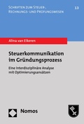 Cover: Steuerkommunikation im Gr&uuml;ndungsprozess - Nomos