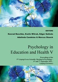 Cover: Psychology in Education and Health V - Shaker