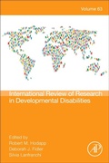 Cover: International Review Research in Developmental Disabilities: Volume 63 - Academic Press