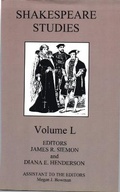 Cover: Shakespeare Studies, Volume L - Fairleigh Dickinson University Press,U.S.