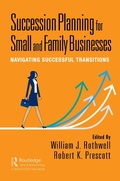 Cover: Succession Planning for Small and Family Businesses - Productivity Press