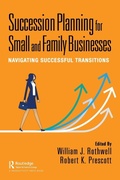 Cover: Succession Planning for Small and Family Businesses - Productivity Press