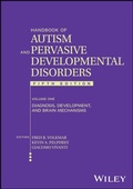 Cover: Handbook of Autism and Pervasive Developmental Disorders, Volume 1 - Wiley