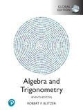 Cover: Algebra and Trigonometry, Global Edition - Pearson Education Limited