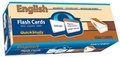 Cover: English Flash Cards (1000 Cards) - Quickstudy Reference Guides