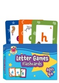 Cover: Letter Games Flashcards for Ages 4+ - Coordination Group Publications Ltd (CGP)