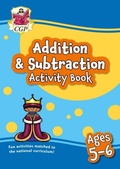 Cover: Addition & Subtraction Activity Book for Ages 5-6 (Year 1) - Coordination Group Publications Ltd (CGP)