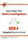 Cover: KS2 Maths Investigations Year 4 Targeted Question Book - Coordination Group Publications Ltd (CGP)