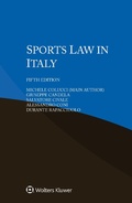 Cover: Sports Law in Italy - Wolters Kluwer