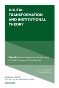 Cover: Digital Transformation and Institutional Theory - Emerald Publishing Limited