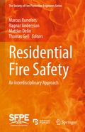 Cover: Residential Fire Safety - Springer