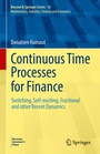 Cover: Continuous Time Processes for Finance - Springer