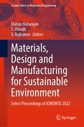 Cover: Materials, Design and Manufacturing for Sustainable Environment - Springer