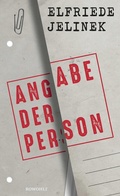 Cover: Angabe der Person - Rowohlt