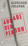 Cover: Angabe der Person - Rowohlt