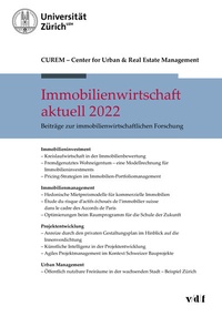 Abbildung von: Immobilienwirtschaft aktuell 2022 - vdf Hochschulverlag AG