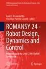 Cover: ROMANSY 24 - Robot Design, Dynamics and Control - Springer