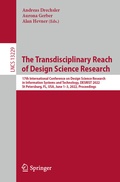 Cover: The Transdisciplinary Reach of Design Science Research - Springer