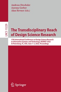 Abbildung von: The Transdisciplinary Reach of Design Science Research - Springer